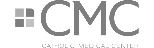 CMC logo with a cross symbol on the left and the text Catholic Medical Center below, partnered with ApprenticeshipNH.
