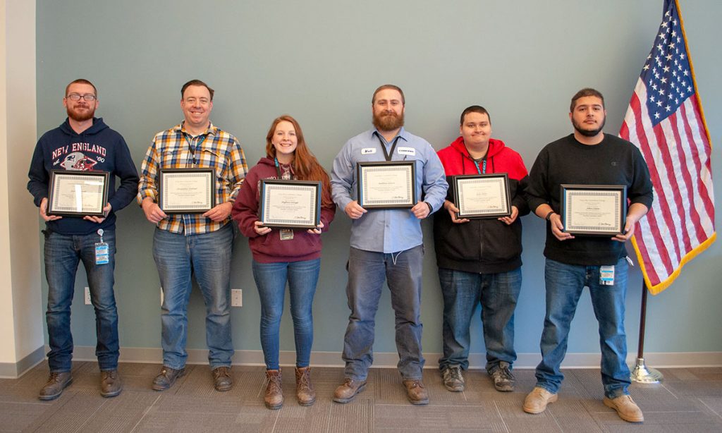 The inaugural class of Cobham Electronic Solutions apprentices were celebrated at a recognition ceremony and luncheon on Thursday, March 28, 2019.