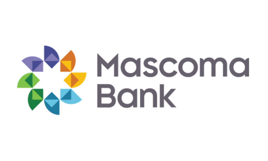 Mascoma Bank logo with colorful geometric shapes forming a circular pattern next to the banks name in gray text.